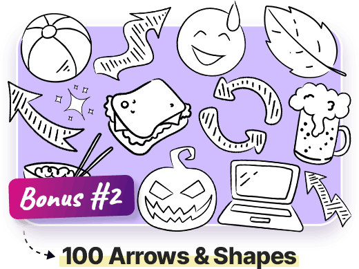 Bonus #2: 100 Arrows and Shapes